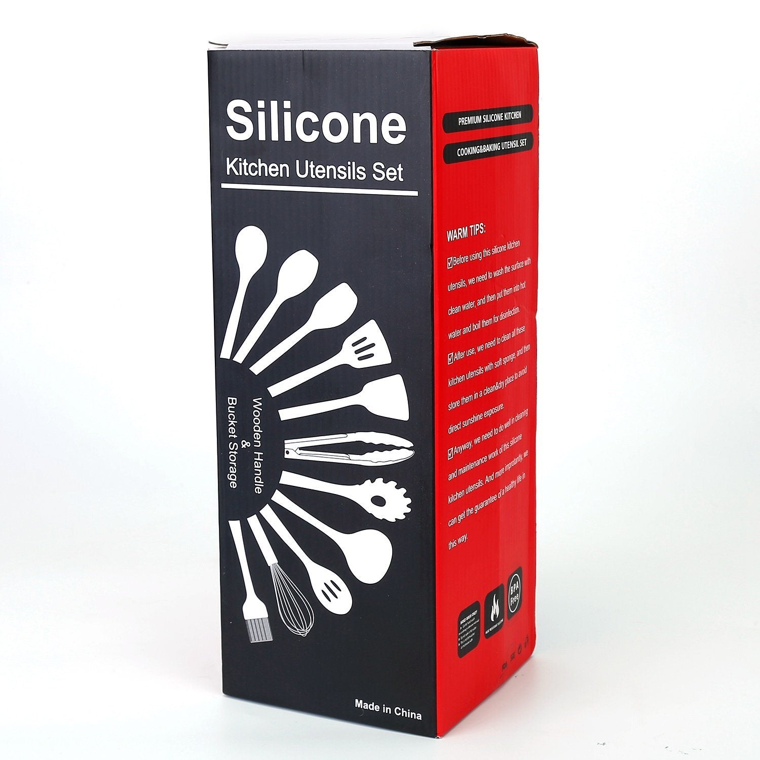 11-Piece Silicone Kitchen Utensils Set – Heat Resistant