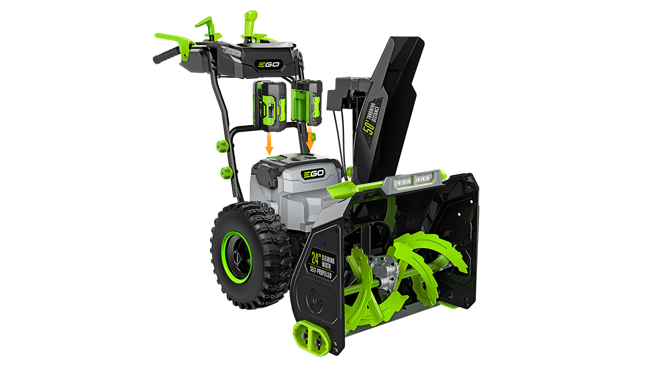 EGO 24" Self-Propelled 2-Stage Snow Blower with Peak Power Kit 7.5Ah