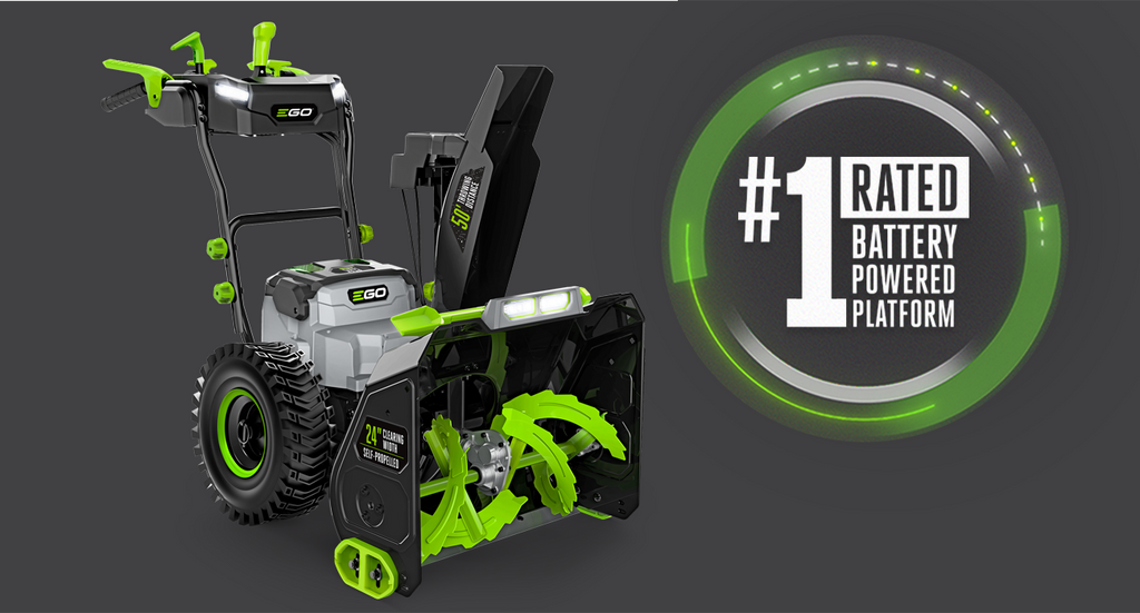 EGO 24" Self-Propelled 2-Stage Snow Blower with Peak Power Kit 7.5Ah